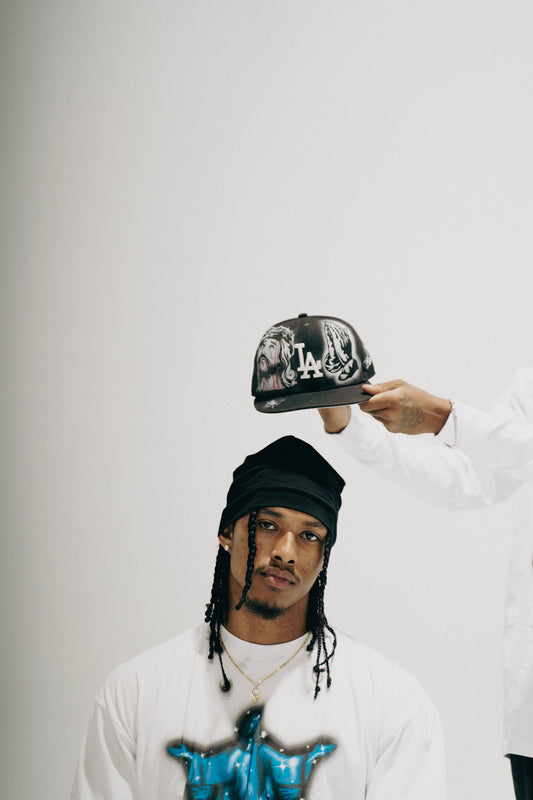 Jesus LA Airbrush Fitted