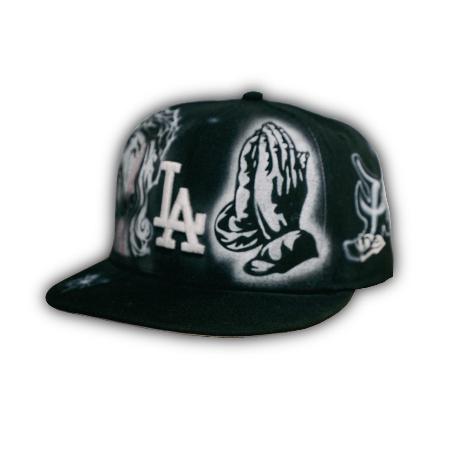 Jesus LA Airbrush Fitted